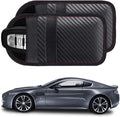 2 Pack Faraday Bag for Key Fob, RFID Signal Blocking Key Fob Protector and Anti-Hacking Faraday Cage, Carbon Fiber Anti-Theft Car Keys Faraday Pouch, Premium Car Key Safe Protector (Small)