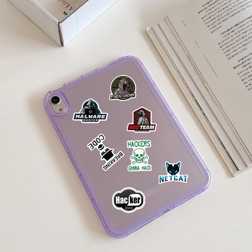 50PCS Hacker Stickers,Cybersecurity Stickers for Laptop | Waterproof Cyber Security Decors for Water Bottle Skateboard Luggage, Gift for Developers, Coders, Programmers